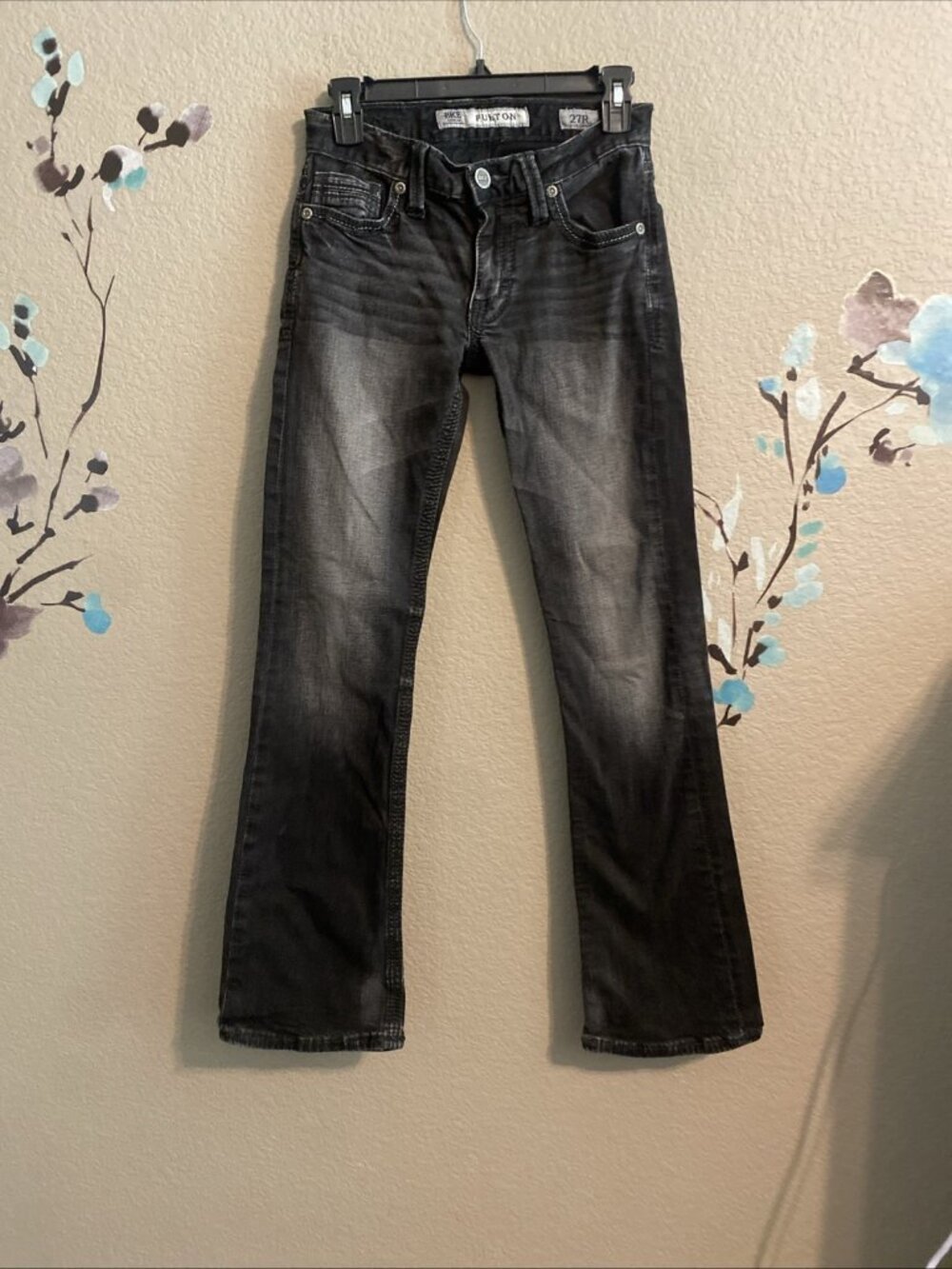 bke fulton mens jeans 27R Buckle Black Low Rise Boot